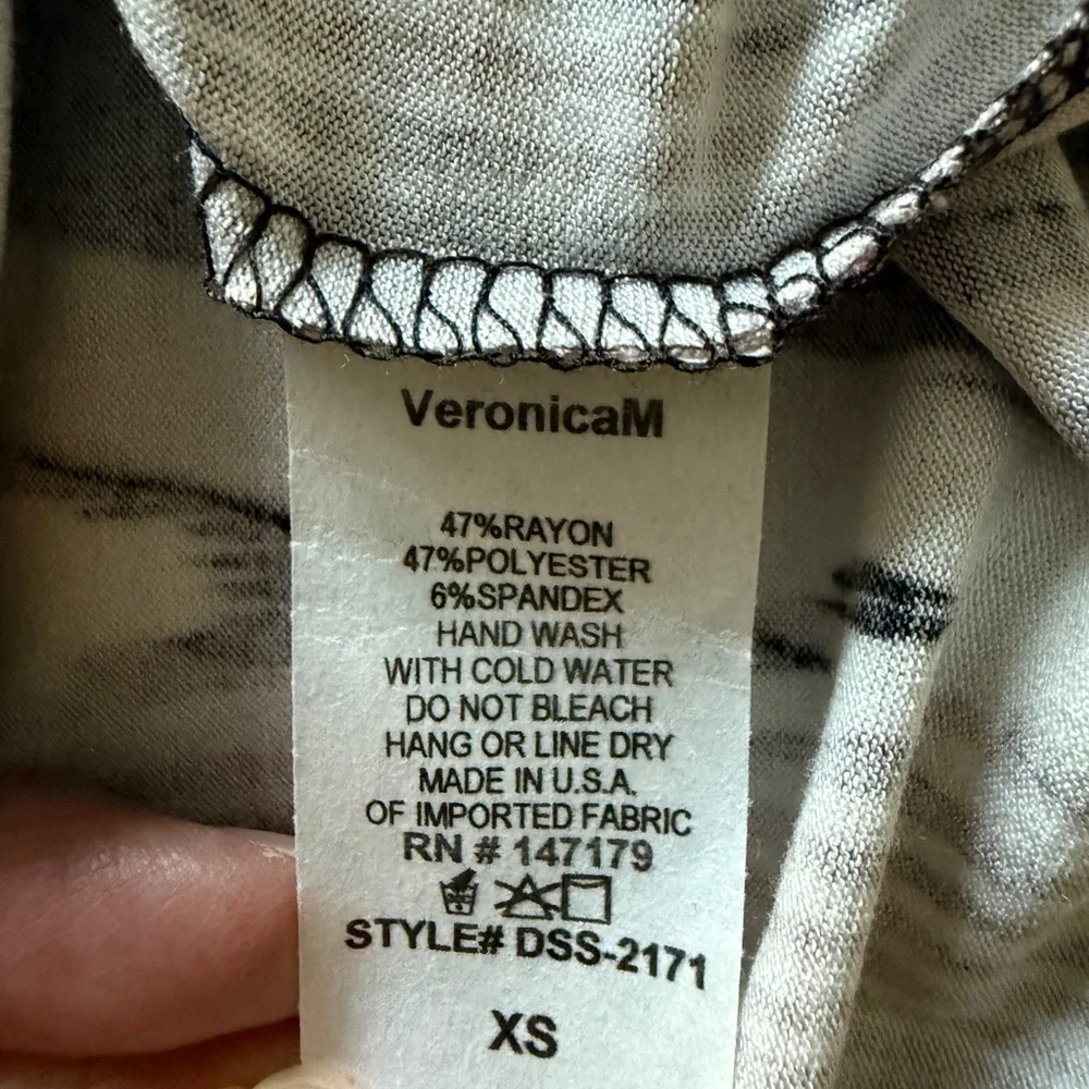 VERONICA M Brown Tan Casual Dress Women XS